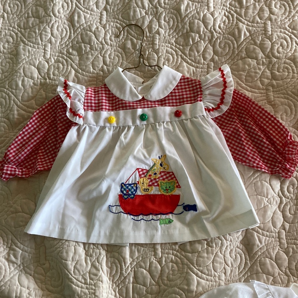Vintage JCPenney Noah’s ark girls dress - Picture 1 of 7